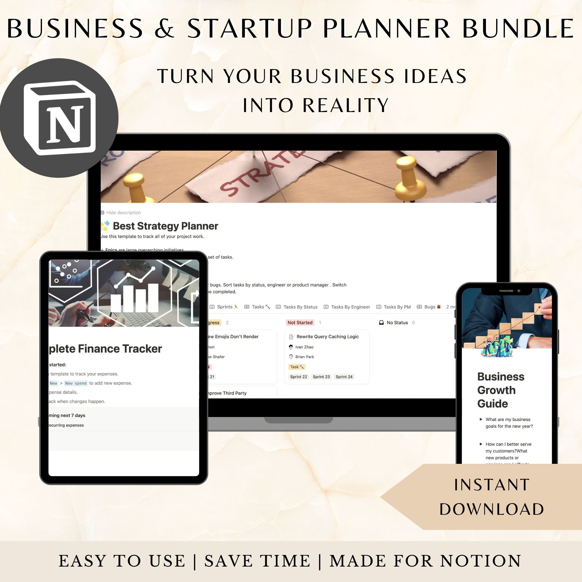 Business & Startup Planner Bundle