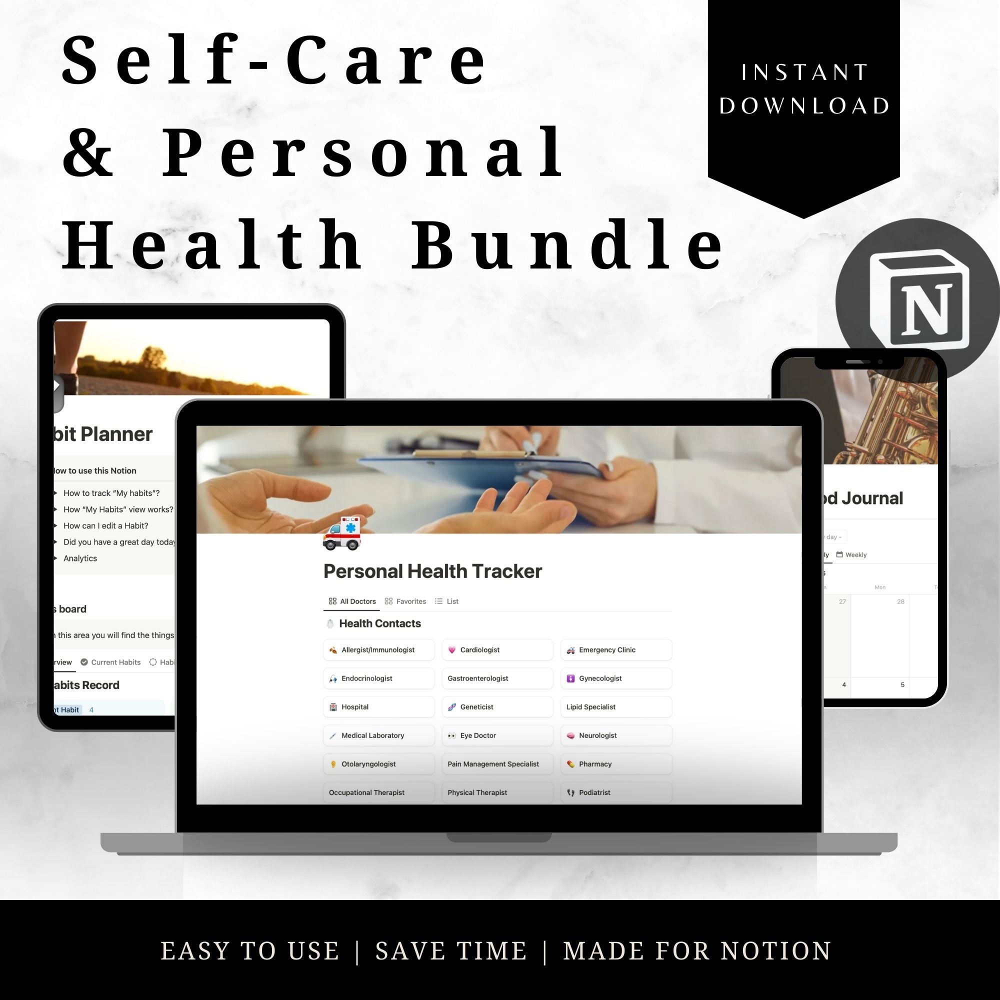 Self-Care & Personal Health Bundle