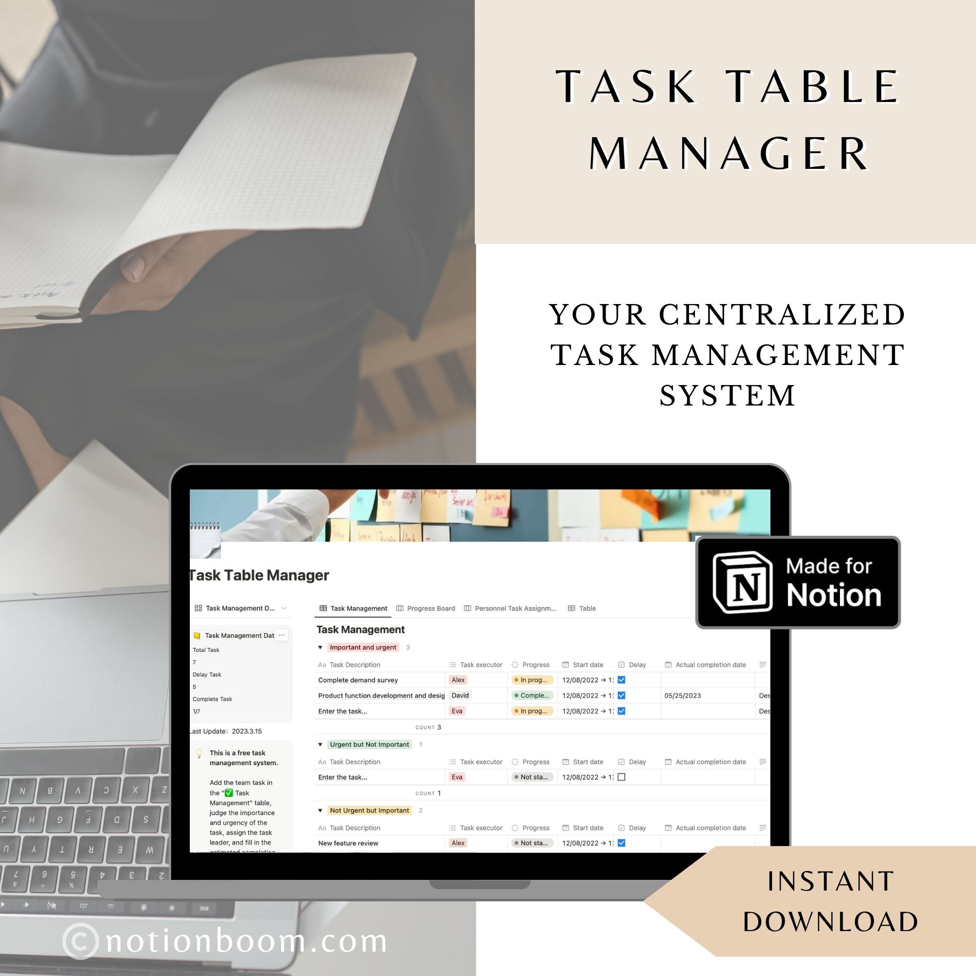 Task Table Manager